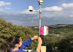 Student Builds Weather Station for Campus